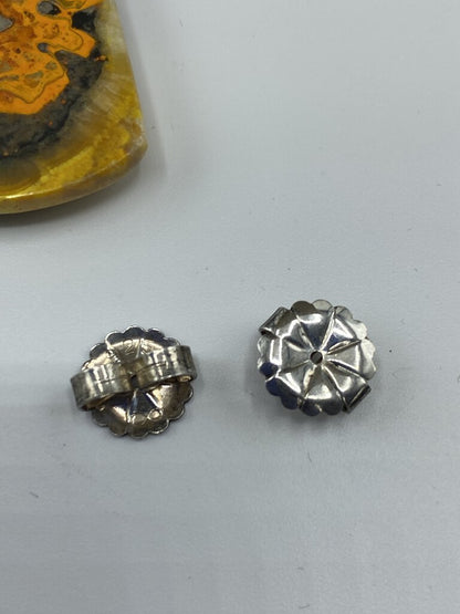 Bumble Bee Jasper Gemstone Pendant, Earrings, Black Bead Necklace .925 Clasp /ro